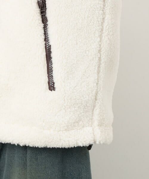 Purple&Yellow / パープルアンドイエロー ブルゾン | ボアフリースブルゾン | 詳細24