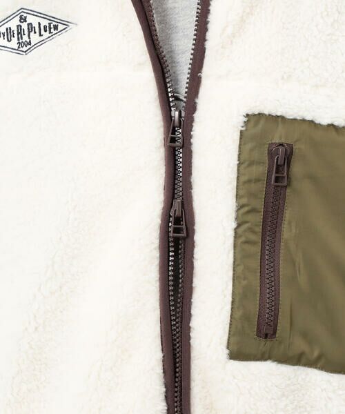 Purple&Yellow / パープルアンドイエロー ブルゾン | ボアフリースブルゾン | 詳細26