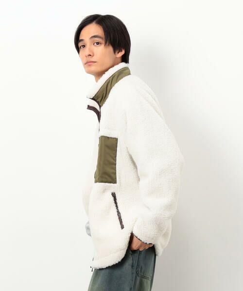 Purple&Yellow / パープルアンドイエロー ブルゾン | ボアフリースブルゾン | 詳細6