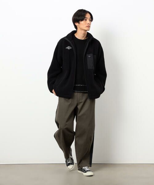 Purple&Yellow / パープルアンドイエロー ブルゾン | ボアフリースブルゾン | 詳細27