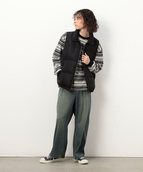 Purple&Yellow / パープルアンドイエロー ダウンジャケット・ベスト | ポリエステルタフタ中綿 ベスト | 詳細3