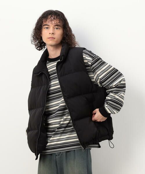 Purple&Yellow / パープルアンドイエロー ダウンジャケット・ベスト | ポリエステルタフタ中綿 ベスト | 詳細5