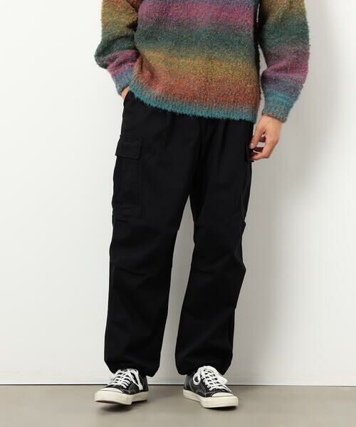 Purple&Yellow / パープルアンドイエロー その他パンツ | ワイドカーゴパンツ(ブラック)