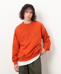 Purple&Yellow / パープルアンドイエロー カットソー | 立体刺繍裏毛 プルオーバー