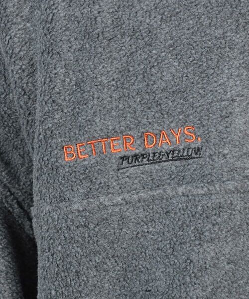 Purple&Yellow / パープルアンドイエロー カットソー | フリースプルオーバー | 詳細14