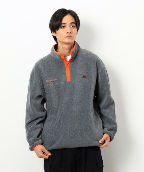 Purple&Yellow / パープルアンドイエロー カットソー | フリースプルオーバー(グレー)