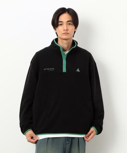 Purple&Yellow / パープルアンドイエロー カットソー | フリースプルオーバー | 詳細18