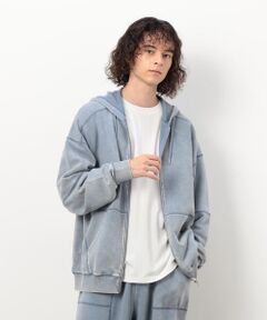 Purple&Yellow / パープルアンドイエロー パーカー | フロスト加工裏毛 パーカ