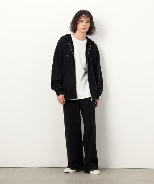 Purple&Yellow / パープルアンドイエロー パーカー | フロスト加工裏毛 パーカ | 詳細1