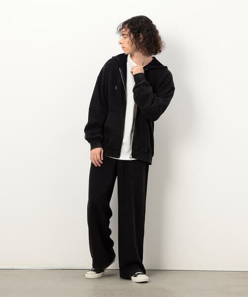 Purple&Yellow / パープルアンドイエロー パーカー | フロスト加工裏毛 パーカ | 詳細2