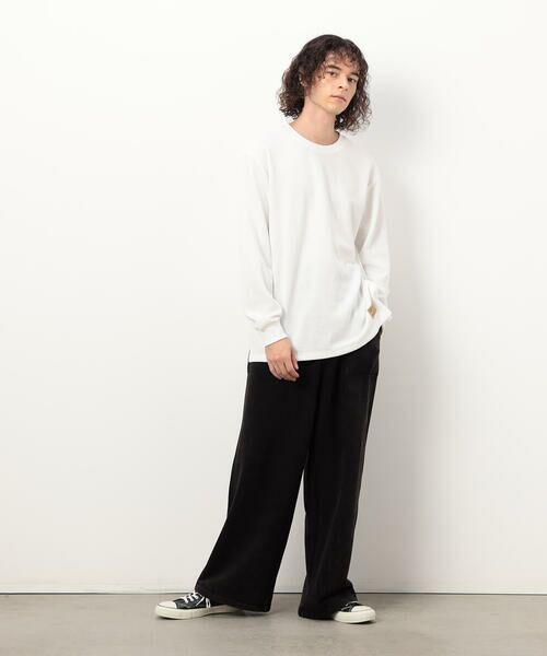 Purple&Yellow / パープルアンドイエロー その他パンツ | フロスト加工裏毛 パンツ | 詳細1