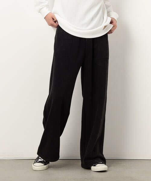 Purple&Yellow / パープルアンドイエロー その他パンツ | フロスト加工裏毛 パンツ | 詳細4