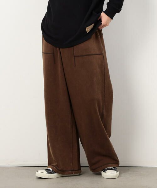 Purple&Yellow / パープルアンドイエロー その他パンツ | フロスト加工裏毛 パンツ | 詳細12