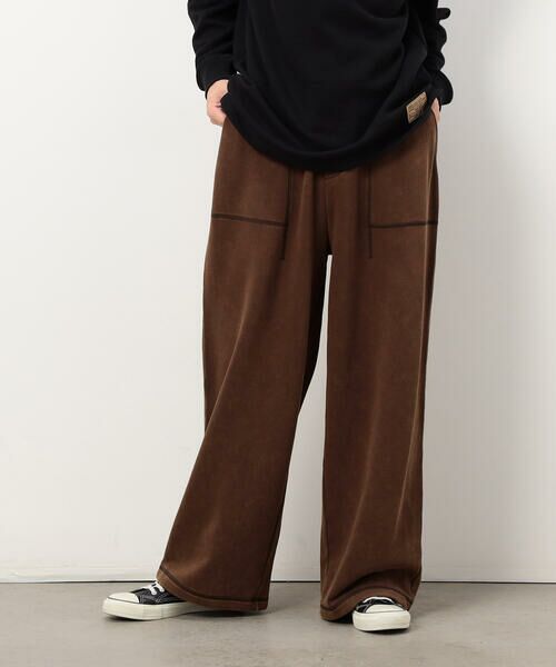 Purple&Yellow / パープルアンドイエロー その他パンツ | フロスト加工裏毛 パンツ | 詳細13