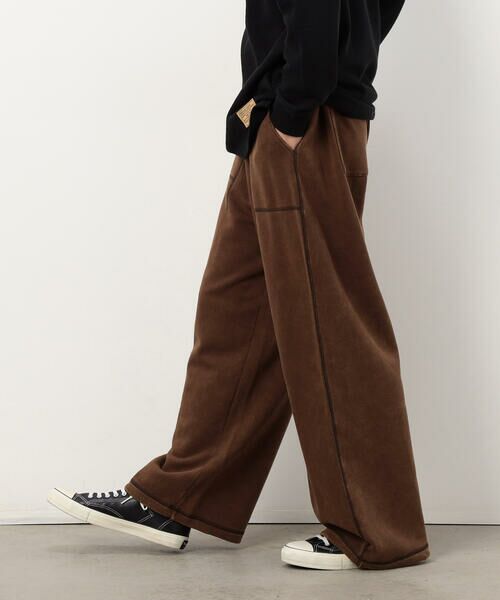 Purple&Yellow / パープルアンドイエロー その他パンツ | フロスト加工裏毛 パンツ | 詳細14