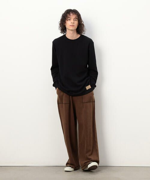 Purple&Yellow / パープルアンドイエロー その他パンツ | フロスト加工裏毛 パンツ | 詳細8