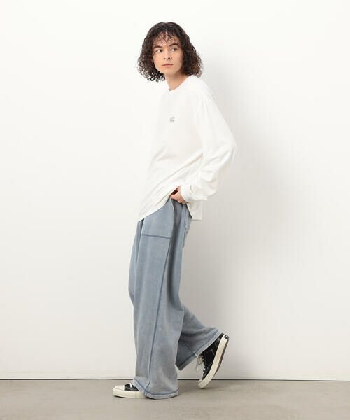 Purple&Yellow / パープルアンドイエロー その他パンツ | フロスト加工裏毛 パンツ | 詳細16