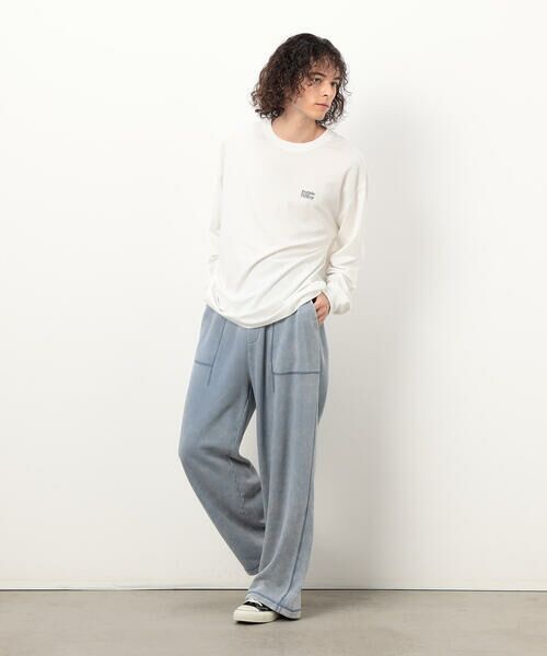 Purple&Yellow / パープルアンドイエロー その他パンツ | フロスト加工裏毛 パンツ | 詳細17