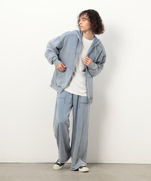 Purple&Yellow / パープルアンドイエロー その他パンツ | フロスト加工裏毛 パンツ | 詳細18