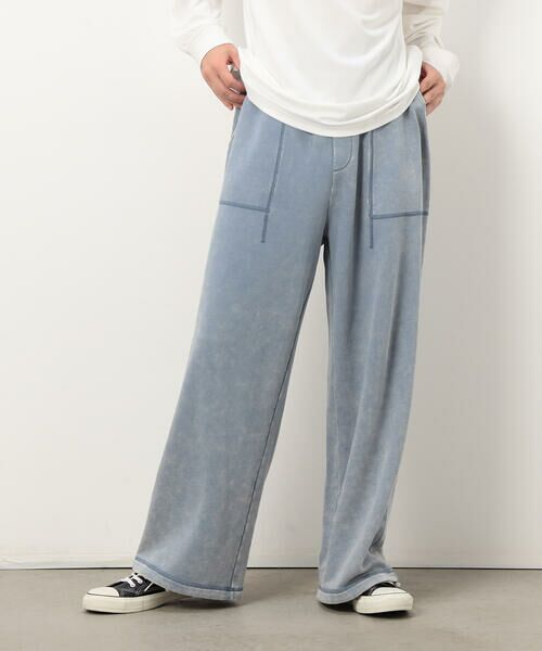 Purple&Yellow / パープルアンドイエロー その他パンツ | フロスト加工裏毛 パンツ | 詳細20