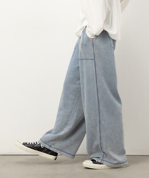 Purple&Yellow / パープルアンドイエロー その他パンツ | フロスト加工裏毛 パンツ | 詳細21