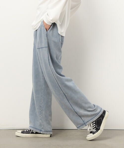 Purple&Yellow / パープルアンドイエロー その他パンツ | フロスト加工裏毛 パンツ | 詳細22