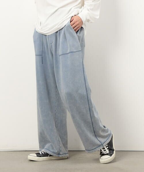 Purple&Yellow / パープルアンドイエロー その他パンツ | フロスト加工裏毛 パンツ | 詳細23