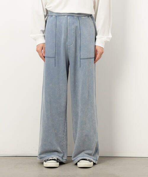 Purple&Yellow / パープルアンドイエロー その他パンツ | フロスト加工裏毛 パンツ | 詳細24