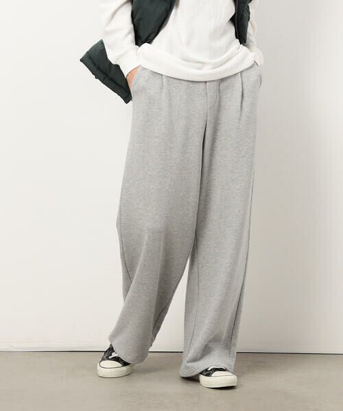 Purple&Yellow / パープルアンドイエロー その他パンツ | 裏毛 ワイドパンツ | 詳細3