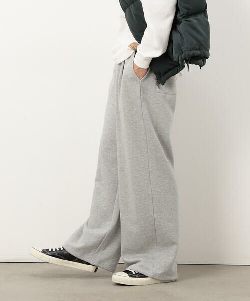 Purple&Yellow / パープルアンドイエロー その他パンツ | 裏毛 ワイドパンツ | 詳細4