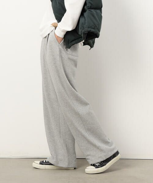 Purple&Yellow / パープルアンドイエロー その他パンツ | 裏毛 ワイドパンツ | 詳細5