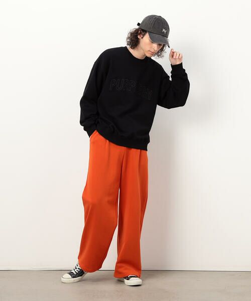 Purple&Yellow / パープルアンドイエロー その他パンツ | 裏毛 ワイドパンツ | 詳細23