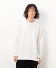 Purple&Yellow / パープルアンドイエロー Tシャツ | 裏起毛ワッフル 長袖Ｔシャツ