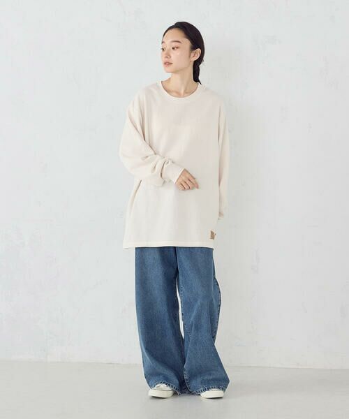 Purple&Yellow / パープルアンドイエロー Tシャツ | 裏起毛ワッフル 長袖Ｔシャツ | 詳細12