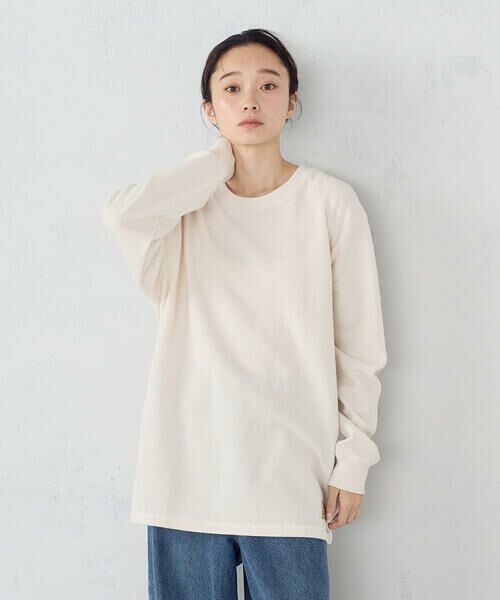 Purple&Yellow / パープルアンドイエロー Tシャツ | 裏起毛ワッフル 長袖Ｔシャツ | 詳細15