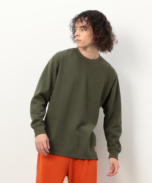 Purple&Yellow / パープルアンドイエロー Tシャツ | 裏起毛ワッフル 長袖Ｔシャツ | 詳細28