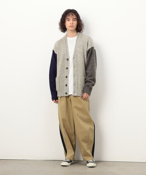 Purple&Yellow / パープルアンドイエロー カーディガン・ボレロ | ハンドステッチカーディガン | 詳細1