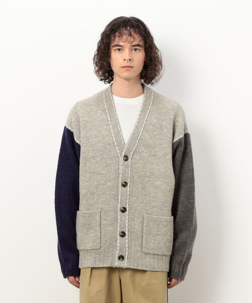 Purple&Yellow / パープルアンドイエロー カーディガン・ボレロ | ハンドステッチカーディガン | 詳細6