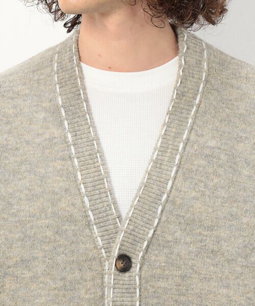 Purple&Yellow / パープルアンドイエロー カーディガン・ボレロ | ハンドステッチカーディガン | 詳細9