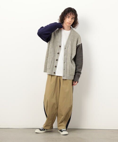 Purple&Yellow / パープルアンドイエロー カーディガン・ボレロ | ハンドステッチカーディガン | 詳細2