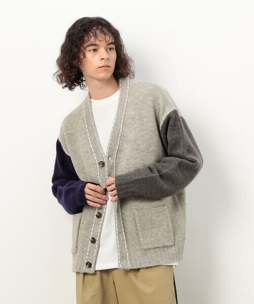 Purple&Yellow / パープルアンドイエロー カーディガン・ボレロ | ハンドステッチカーディガン | 詳細4