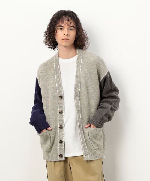 Purple&Yellow / パープルアンドイエロー カーディガン・ボレロ | ハンドステッチカーディガン | 詳細5