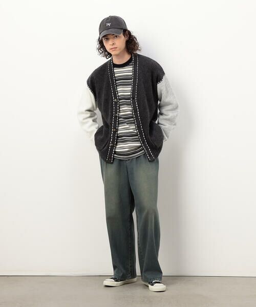 Purple&Yellow / パープルアンドイエロー カーディガン・ボレロ | ハンドステッチカーディガン | 詳細16