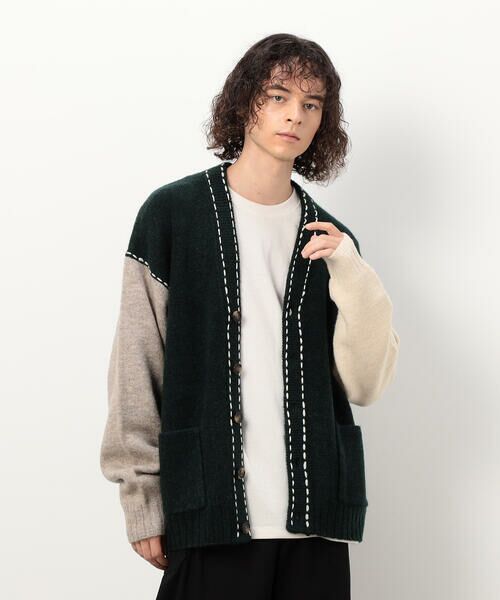 Purple&Yellow / パープルアンドイエロー カーディガン・ボレロ | ハンドステッチカーディガン | 詳細22