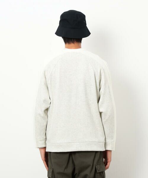 Purple&Yellow / パープルアンドイエロー ニット・セーター | ニット×裏シャギーハーフジップ | 詳細15