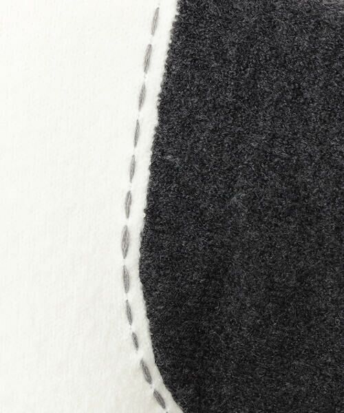 Purple&Yellow / パープルアンドイエロー ニット・セーター | ハンドステッチプルオーバー | 詳細5