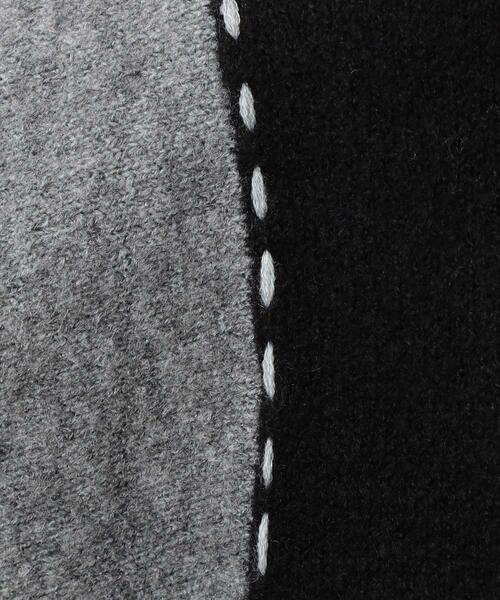 Purple&Yellow / パープルアンドイエロー ニット・セーター | ハンドステッチプルオーバー | 詳細11