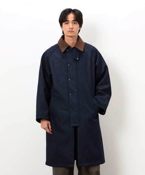 Purple&Yellow / パープルアンドイエロー その他アウター | フリースボンディング ロングコート(ワンウォッシュ)