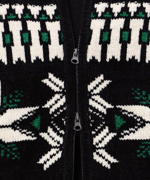 Purple&Yellow / パープルアンドイエロー ニット・セーター | 雪柄 ドライバーズニット | 詳細25