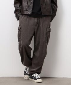 Purple&Yellow / パープルアンドイエロー デニムパンツ | デニムワイドカーゴパンツ